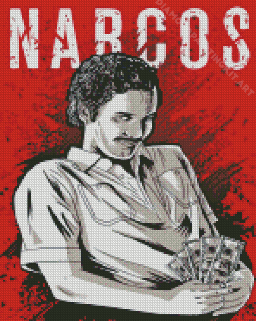 Narcos Illustration Diamond Painting