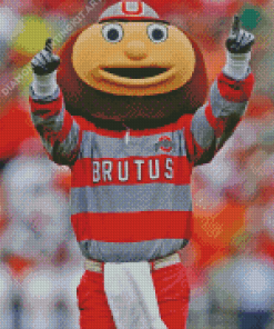 Mascot Brutus Buckeye Diamond Painting