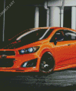 Chevy Sonic Car Diamond Painting