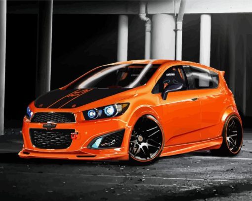 Chevy Sonic Car Diamond Painting