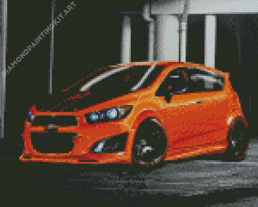 Chevy Sonic Car Diamond Painting