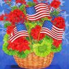 Flower Basket Diamond Painting