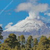 Popocatepetl Volcano Diamond Painting