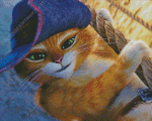 Puss In Boots Film Diamond Painting