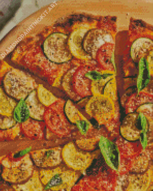 Ratatouille Pizza Diamond Painting