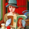 Reading Lady Diamond Painting