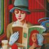 Reading Lady Diamond Painting