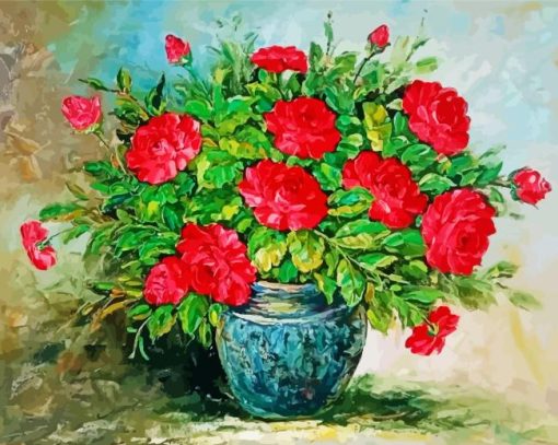 Red Roses Diamond Painting