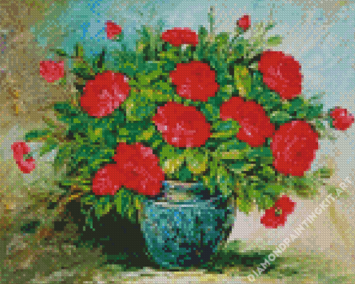 Red Roses Diamond Painting