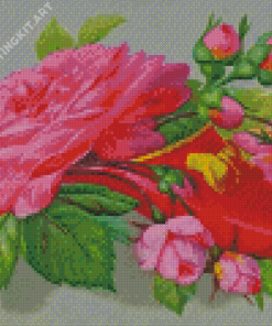 Roses In Shoe Diamond Painting