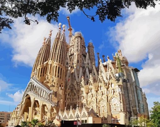 Sagrada Familia Barcelona Diamond Painting