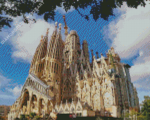 Sagrada Familia Barcelona Diamond Painting