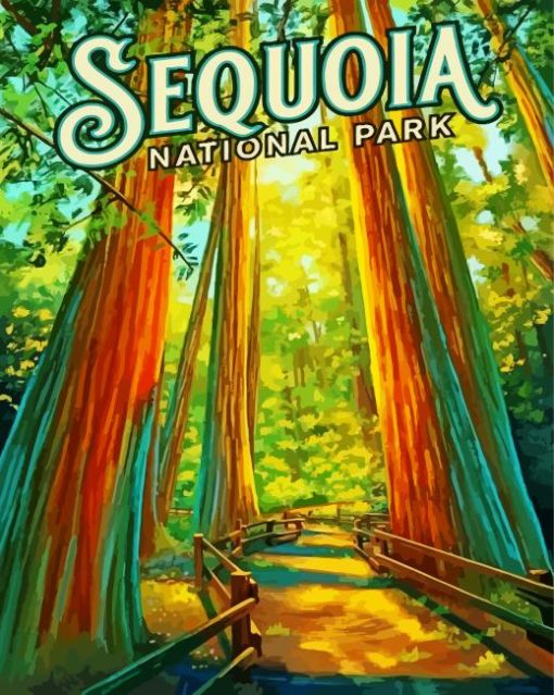 Sequoia Forest Diamond Painting