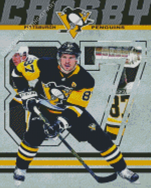 Sidney Crosby Player Diamond Painting