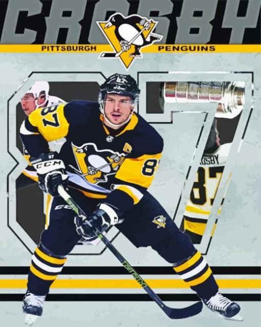 Sidney Crosby Player Diamond Painting