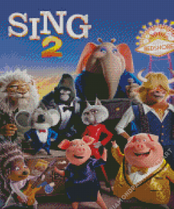 Sing 2 Movie Diamond Painting