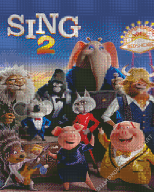 Sing 2 Movie Diamond Painting