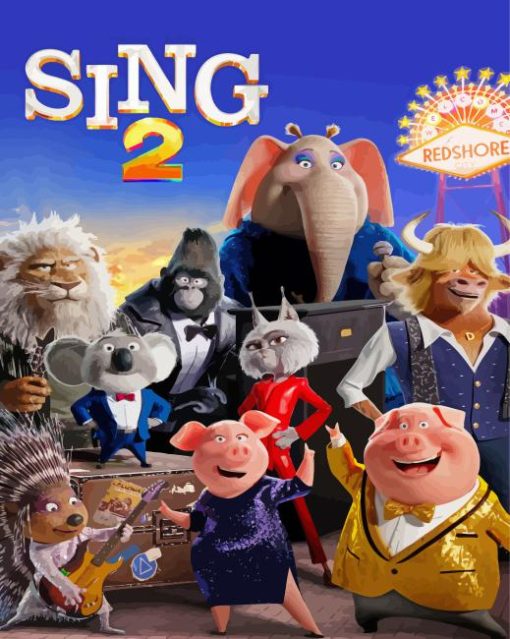 Sing 2 Movie Diamond Painting