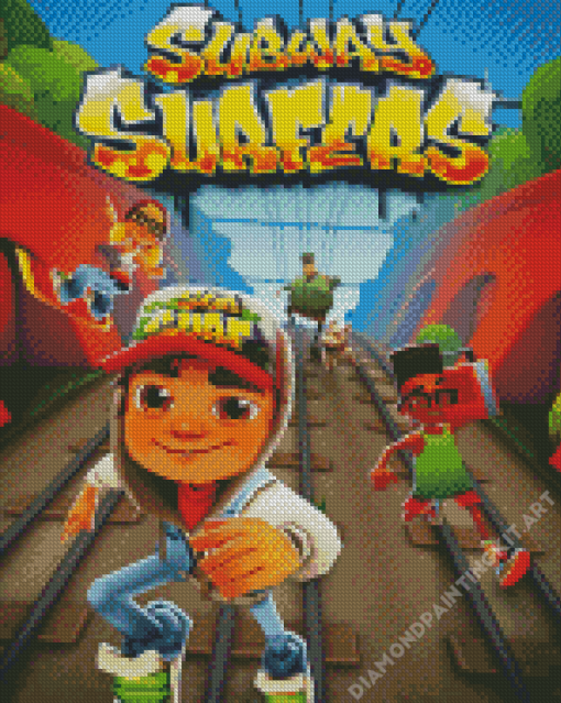 Subway Surfers Diamond Painting