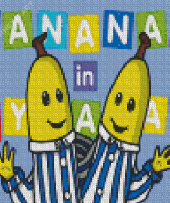 Bananas In Pajamas Diamond Painting