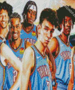 Okc Thunder Diamond Painting