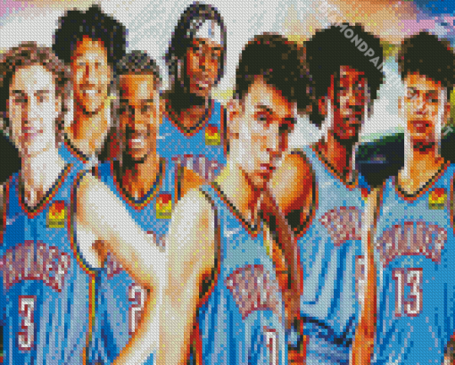 Okc Thunder Diamond Painting