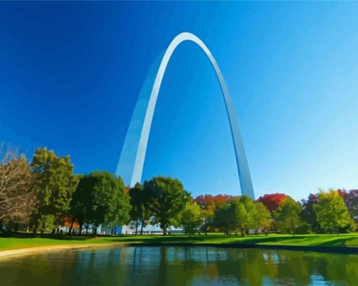 The Gateway Arch Diamond Painting