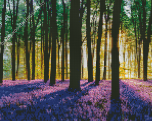 Lavender Wood Diamond Painting