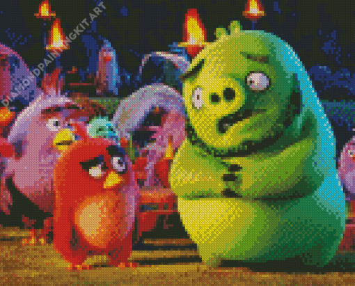 Movie Angry Birds Diamond Painting