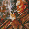 The Writer Tolkien Diamond Painting