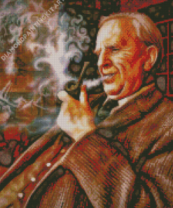 The Writer Tolkien Diamond Painting