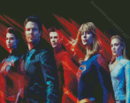 The Arrowverse Diamond Painting