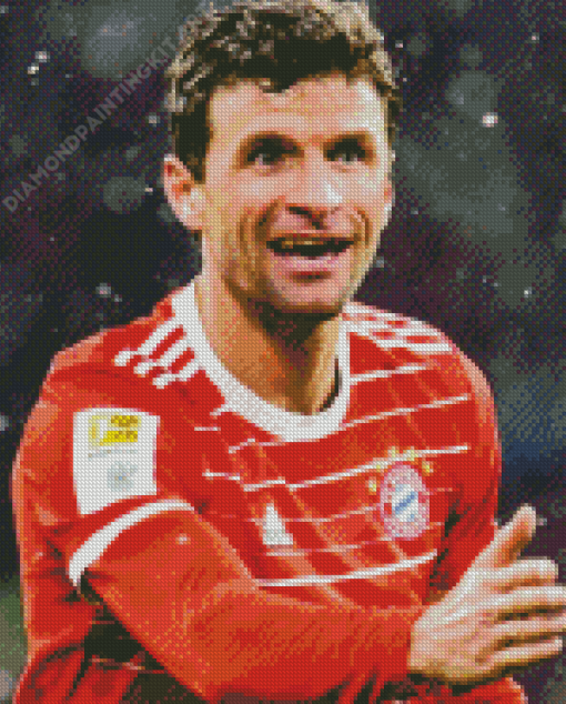 Player Thomas Muller Diamond Painting