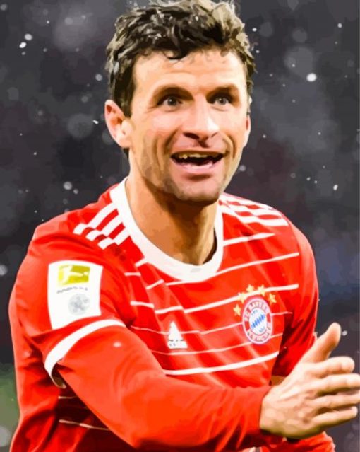 Player Thomas Muller Diamond Painting