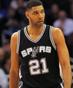 Tim Duncan Player Diamond Painting