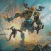 Titanfall Game Diamond Painting