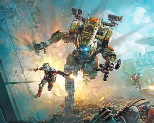 Titanfall Game Diamond Painting