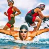 Triathlons Sport Diamond Painting