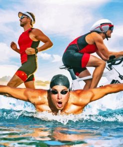 Triathlons Sport Diamond Painting