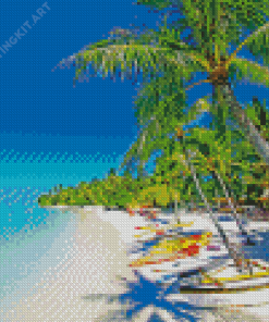 Polynesian Beach Diamond Painting