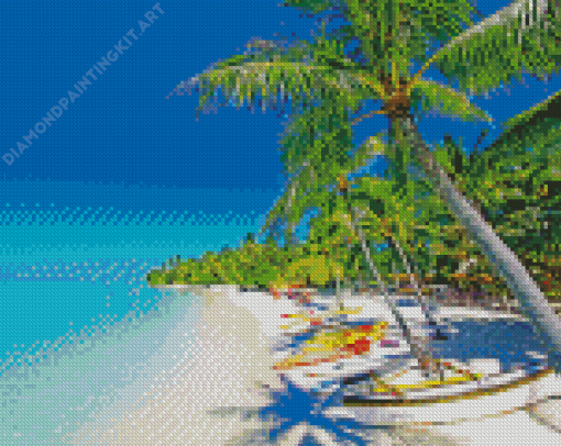 Polynesian Beach Diamond Painting