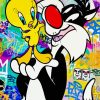 Tweety And Sylvester Diamond Painting