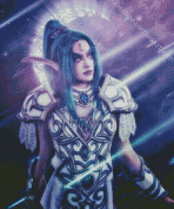 Tyrande Whisperwind Diamond Painting