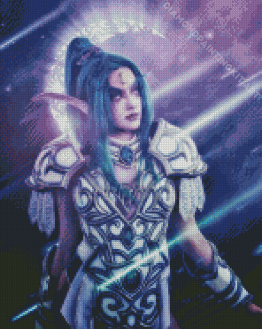 Tyrande Whisperwind Diamond Painting