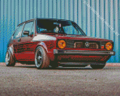 Volkswagen Golf Diamond Painting