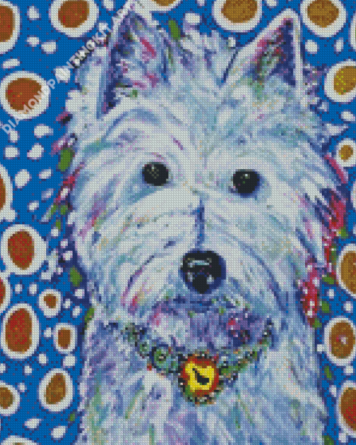 Westie Dog Diamond Painting