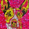 Mosaic Dog Diamond Painting