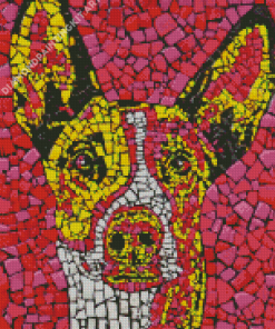 Mosaic Dog Diamond Painting