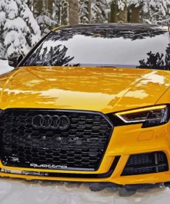 Yellow Audi Diamond Painting