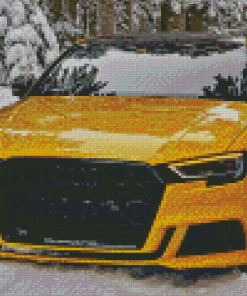 Yellow Audi Diamond Painting